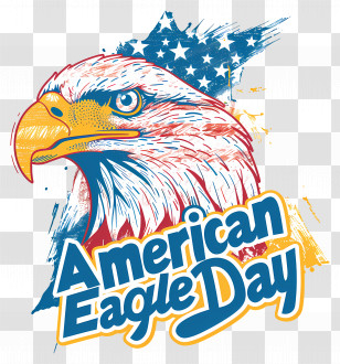 American Eagle Day - American Eagle Day Commemorative Logo Transparent PNG