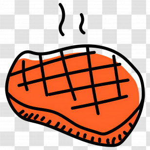 Meat - Hot Grilled Steak Illustration Transparent PNG