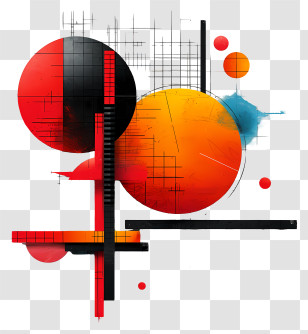 Back To School Background - Abstract Geometric Shapes Transparent PNG