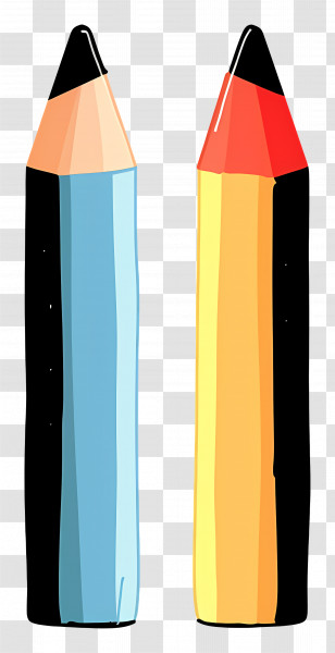 Pencils - Colorful Pencils For Art And Drawing Transparent PNG