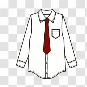 T-shirt Necktie Collar Clip Art - Tshirt Transparent PNG
