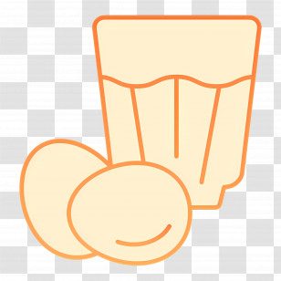 Eggnog - Eggs With Glass Of Milk Transparent PNG