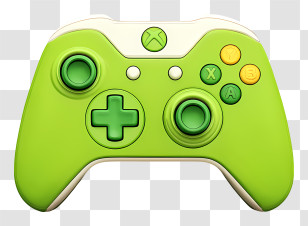 Xbox - Green Game Controller For Gaming Transparent PNG