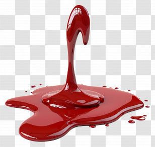 Blood Drip - Red Dripping Liquid Splash Transparent PNG