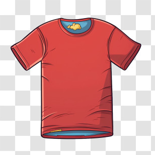 T Shirt
 - Simple Red T-shirt Transparent PNG