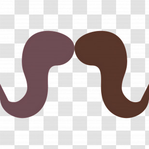 Moustache - Curly Moustache Illustration Transparent PNG