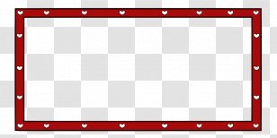 Drawing Clip Art - Red - Border Hearts Transparent PNG