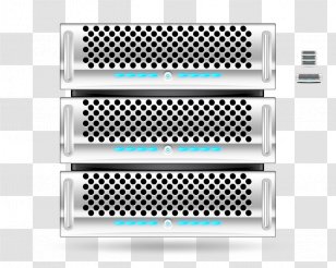 Server 19-inch Rack Computer Network Icon - Mesh - Set Transparent PNG