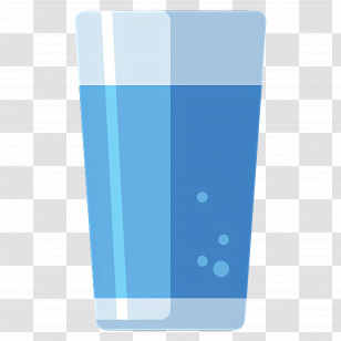 Water Glass - Glass Of Water With Bubbles Transparent PNG