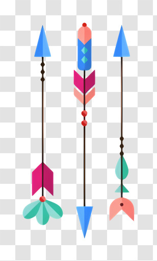 Arrow - Colorful Decorative Arrows Transparent PNG