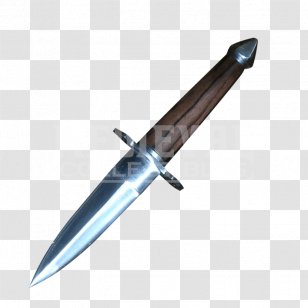 Bowie Knife Hunting & Survival Knives Throwing Dagger - Handle Transparent PNG