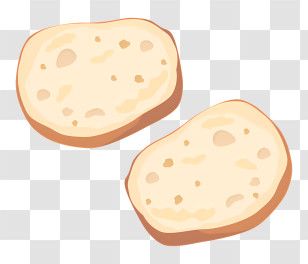 Food - Bread Slices Illustration Transparent PNG