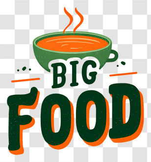 Big Food Logo - Big Food Soup Logo Transparent PNG