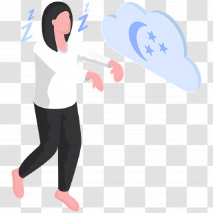Sleepwalker - Sleepwalking Under The Night Sky Transparent PNG