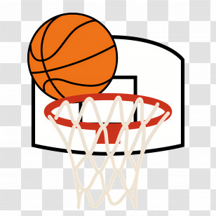Basketball Basketball Hoop Net Basket Transparent PNG