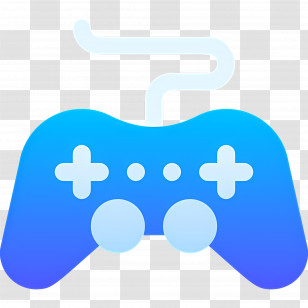 Game Controller - Blue Gradient Game Controller Icon Transparent PNG