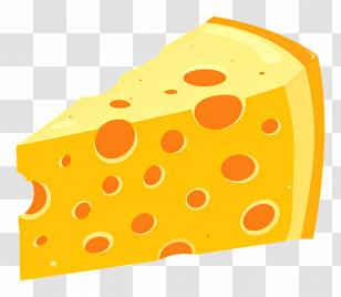 Cheese Slice - Cheese Wedge Illustration Transparent PNG