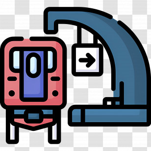 Train Station - Cartoon Train Station Transparent PNG