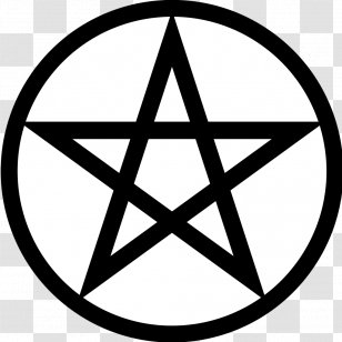 Pentagram Pentacle Wicca Symbol Satanism - Area - Satan Transparent PNG
