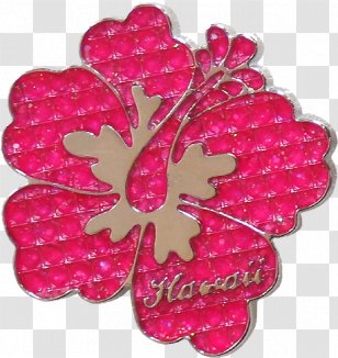 Magenta Craft Magnets - Petal - Hawaiian Lei Transparent PNG