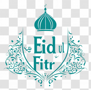 Eid Ul Fitr - Traditional Eid Ul Fitr Design Transparent PNG