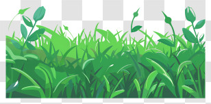 Grass Field - Green Grass Vector Illustration Transparent PNG