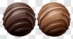 Chocolate Egg - Dark And Milk Chocolate Truffles Illustration Transparent PNG