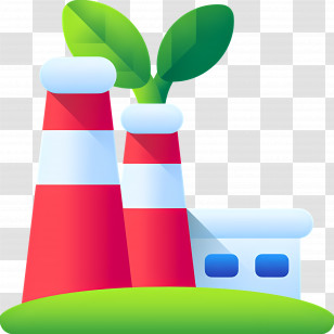 Sustainability - Eco-friendly Industrial Facility Transparent PNG