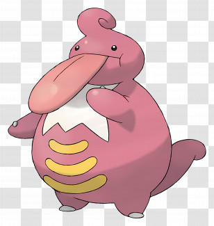 Lickilicky - Pink Cartoon Character With Long Tongue Transparent PNG