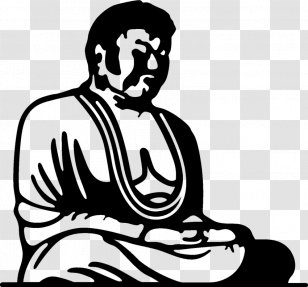 Facial Hair White Human Behavior Clip Art - Bhudda Transparent PNG