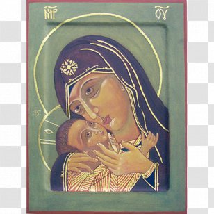 Art Iconography Our Lady Of The Sign Madonna Icon - Synaxis Mother God Transparent PNG