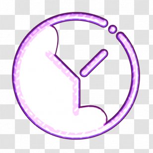 Social Media Icon - Neon Sign - Magenta Signage Transparent PNG