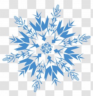 Snowflake Clip Art - Black And White - Image Transparent PNG