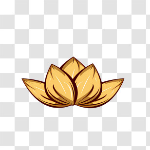Lotus Flower - Golden Lotus Flower Transparent PNG