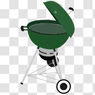 Green Barbecue Grill - Green Barbecue Grill Transparent PNG
