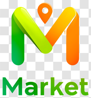 Market Logo - Colorful Market M Logo Transparent PNG