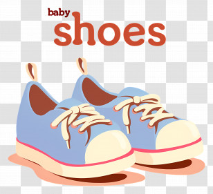 Baby Shoes - Cute Blue Baby Shoes Transparent PNG