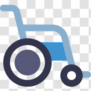 Wheelchair - Wheelchair Icon For Accessibility Transparent PNG