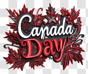 Canada Day - Canada Day Decorative Artwork Transparent PNG