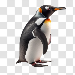 World Penguin Day
 - Gentoo Penguin Digital Illustration Transparent PNG