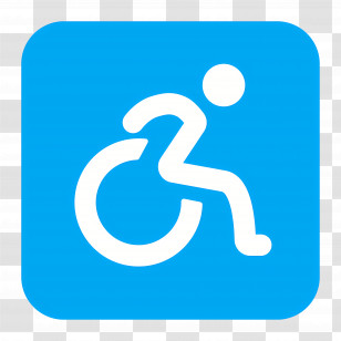 Wheelchair Symbol Emoji - Wheelchair Accessibility Symbol Transparent PNG