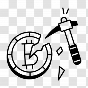 Bitcoin Miner - Bitcoin Mining Icon Transparent PNG