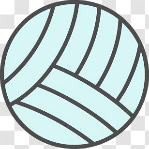 Volleyball - Light Blue Volleyball For Sports Transparent PNG