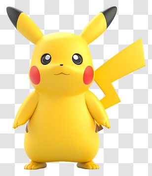 3d Pikachu - Pikachu Cartoon Character Transparent PNG