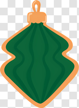 Green Ornament - Green Christmas Ornament Transparent PNG