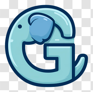 Elephant Logo - Elephant G Cartoon Letter Transparent PNG