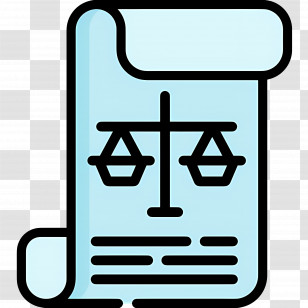 Legal Document - Legal Document With Scale Symbol Transparent PNG