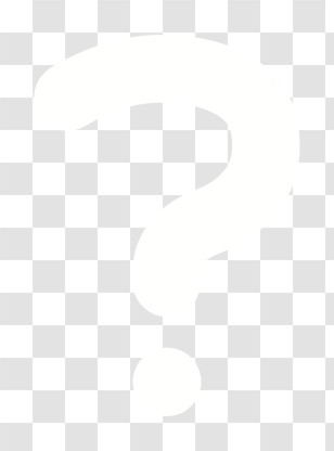 Cartoon - White Question Mark Icon Transparent PNG