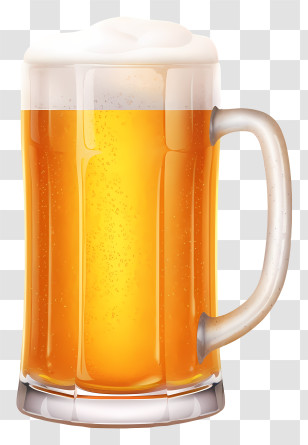 Glass Mug - Foamy Beer In A Mug Transparent PNG