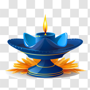 Deepavali
 - Decorative Oil Lamp For Diwali Celebrations Transparent PNG